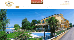 Desktop Screenshot of hotellarondine.com
